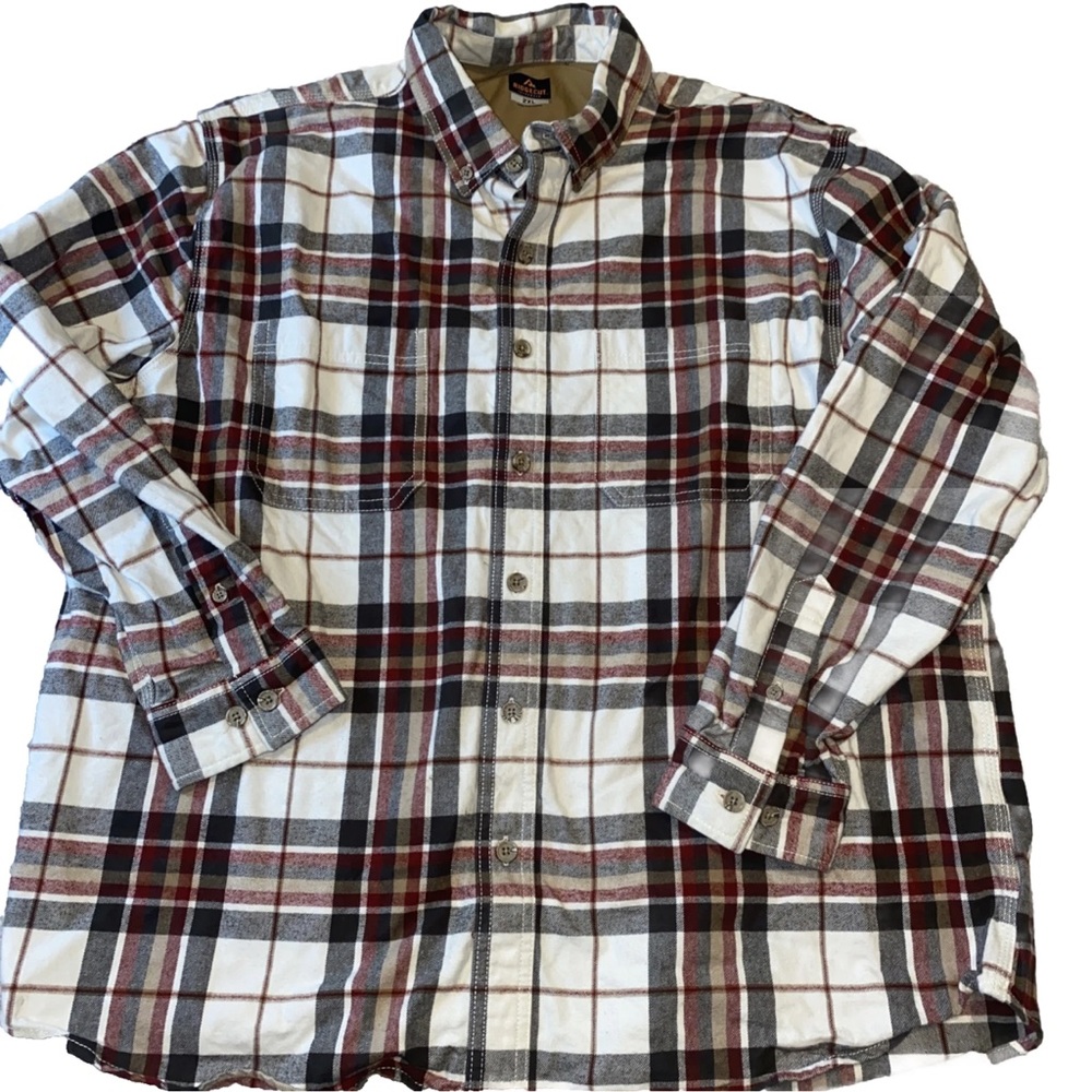 Ridgecut Toughwear Flannel Shirt 2XL Gray Red